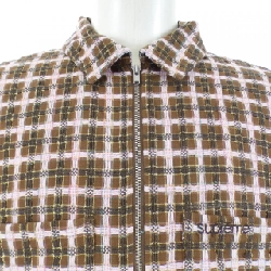 シュプリーム SUPREME Metallic Plaid Zip Up Shi シャツ - Hàng hiệu Authentic 884062