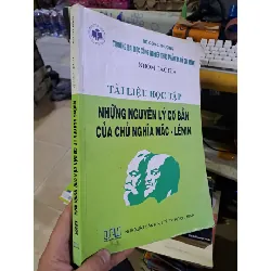 Tài liệu học tập những nguyên lý cơ bản của củ nghĩa mac - lenin TẶNG SÁCH CŨ HCM1809 Blogmeo21025