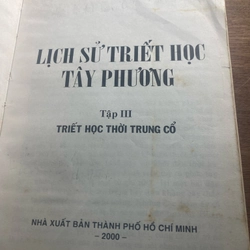Lịch sử Triết học Tây phương - thời Trung Cổ 517101