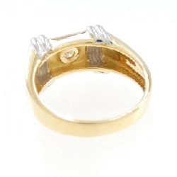 Nhẫn kim cương K18YG/PT 0.1CT 668222