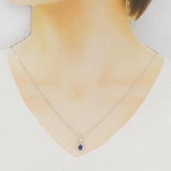 K18WG Sapphire Necklace 0.45CT - Hàng hiệu Authentic 863157