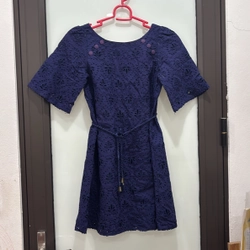 Váy xuông xanh đen size M 548490