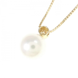 K18YG Ngọc trai Akoya Dây chuyền 8mm - Hàng hiệu Chính hãng 856692