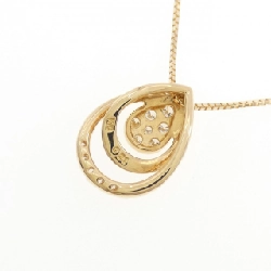 K18YG Pave Diamond Necklace 0.21CT - Hàng hiệu Chính hãng 857503