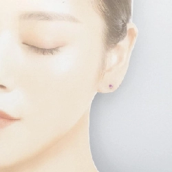 K18PG Bông tai hình trái tim Sapphire 0.40CT - Hàng hiệu Chính hãng 877257