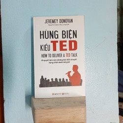 [Mới 85%] Sách Hùng Biện Kiểu Ted - Jeremy Donovan 95237