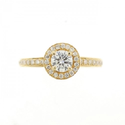 Nhẫn kim cương 750YG 0.40CT 673140