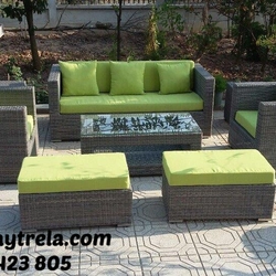 Sofa vuông nhựa giả mây 526349