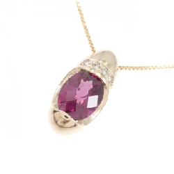 K18PG Garnet Necklace 2.16CT - Hàng hiệu Authentic 858500