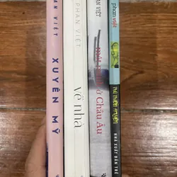 Phan Việt combo 4 cuốn . Xuyên Mỹ . Về Nhà . Một mình ở châu Âu . Phù phiếm muộn 715157