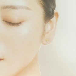 K18YG Bông tai - Hàng hiệu Authentic 870221