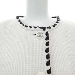 CHANEL P70028V60820 21C Áo khoác không cổ - Hàng hiệu Chính hãng 821566