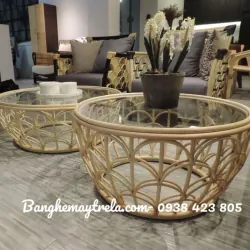 Bàn mây tự nhiên decor 601732