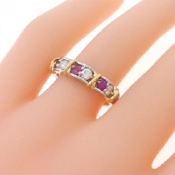 Nhẫn Ruby PT900/K18YG 0.30CT - Hàng hiệu Chính hãng 847219
