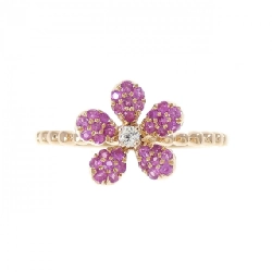 Nhẫn Sapphire Hoa K18PG 0.25CT - Hàng hiệu Chính hãng 853242