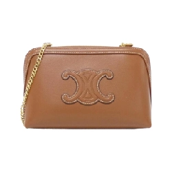 【Sản phẩm mới】Celine Túi đeo chéo Chain Clutch Cuill Triomphe 10E383DR8