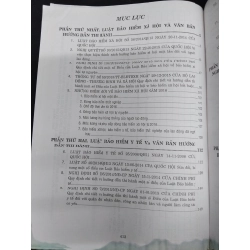 Luật bảo hiểm xã hội - Luật bảo hiểm y tế bảo hiểm thất nghiệp và văn bản hướng dẫn mới nhất mới 70% ướt ố rách góc HCM1906 Quang Minh SÁCH GIÁO TRÌNH, CHUYÊN MÔN 176149