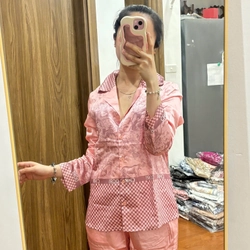 Pijama lụa dài tay 454865
