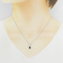 K18WG Sapphire Necklace 0.71CT - Hàng hiệu Authentic 859272