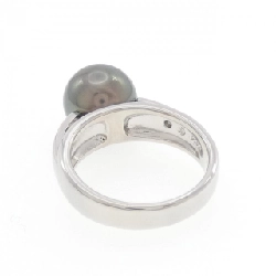 Tasaki Nhẫn Ngọc Trai Đen 10.6mm - Hàng hiệu Chính hãng 835617