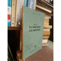 Bàn về tự phê bình và phê bình - V.I.Lenin & I.V.Stalin 452837