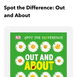NGOẠI VĂN sách tiếng anh trẻ em nxb DK nổi tiếng : Spot the difference OUT AND ABOUT