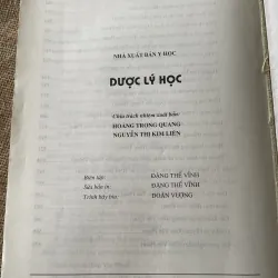 Dược lý học , gần 600 trang, khổ lớn  796441