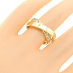 Nhẫn kim cương K18YG 0.50CT 668743