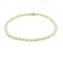 K18YG Vòng tay kim cương 1.18CT - Hàng hiệu Chính hãng 871713