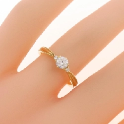 Nhẫn kim cương K18YG 0.230CT F SI1 3EXT H&C - Hàng hiệu Chính hãng 874928