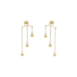 K18YG 2WAY Bông tai - Hàng hiệu Chính hãng