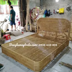 Giường mây tre đan tự nhiên 567891