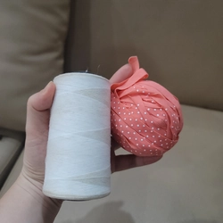 Tặng Cuộn Chỉ Trắng to và Cuộn Dây Chun màu cam - kèm đơn mua hàng và Mỗi đơn được 1 QUÀ