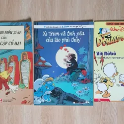 Combo 3 Quyển - Truyện Tranh (4) - Tintin - Xì Trum - Vịt Donald