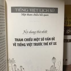 Tiếng Việt Lịch Sử  Một Tham Chiếu Hồi Quan- Đinh Văn Đức chủ biên- Sách mới 95%- Bìa cứng 148963