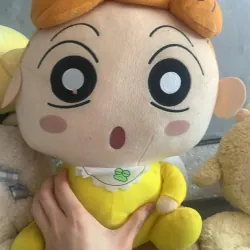 Đồ chơi thú bông bé gái dễ thương mặt Mơ Mơ có tóc màu nâu