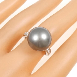 Nhẫn ngọc trai đen PT900 13.9mm - Hàng hiệu Authentic 850582