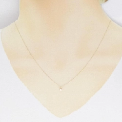 K18YG Solitaire Dây chuyền kim cương 0.05CT - Hàng hiệu Chính hãng 861113