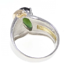 Nhẫn Tourmaline PT900/K18YG - Hàng hiệu Authentic 852124