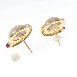 K18YG Mabe Pearl Earrings - Hàng hiệu Authentic 868475