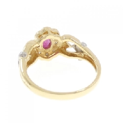 Nhẫn Ruby K18YG/PT900 - Hàng hiệu Chính hãng 851843