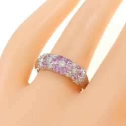 Nhẫn Sapphire Hoa K18WG 0.50CT 672191