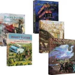 HARRY POTTER (Sách nhập) - Bộ 5 quyển Bìa cứng siêu đẹp