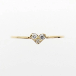 Nhẫn kim cương hình trái tim K18YG 0.05CT - Hàng hiệu chính hãng 853459