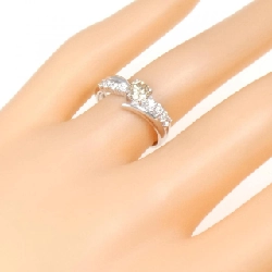 Nhẫn kim cương K18WG 0.456CT 671261