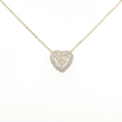 Dây chuyền kim cương hình trái tim 18KYG/18KWG/K18YG 1.07CT - Hàng hiệu Authentic