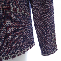 Áo khoác không cổ CHANEL 633318