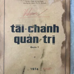 TÀI CHÁNH QUẢN TRỊ (QUYỂN 1) - TRẦN ANH KIỆT 778936