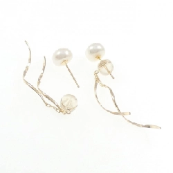 K10YG/K18YG Bông tai ngọc trai nước ngọt - Hàng hiệu Authentic 870089