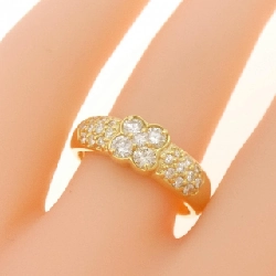 Nhẫn kim cương hoa K18YG 0.50CT 670980